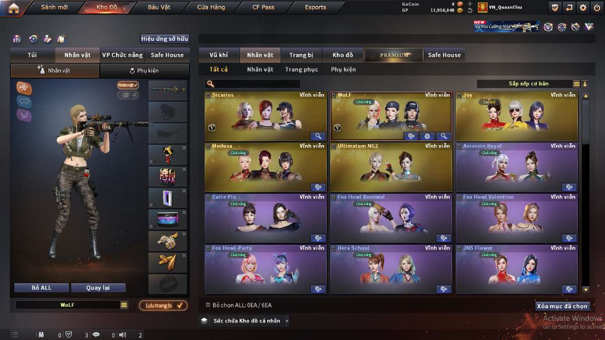 shop acc cf uy tin gia re